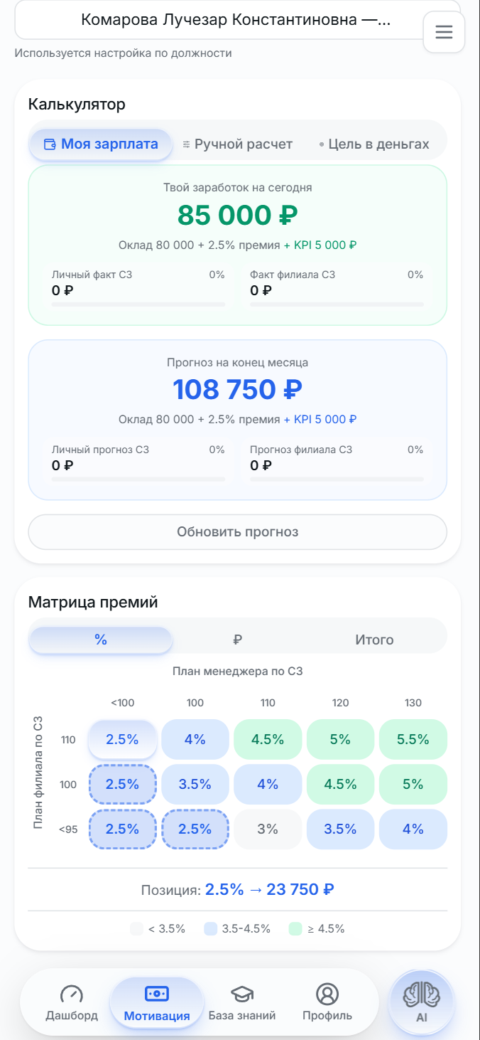 Калькулятор зарплаты